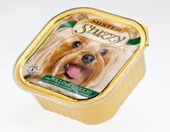 Stuzzy, Aliments humides pour Chiens Adultes au Poulet et Lapin, pâtés et viandes en Morceaux (18 bacs de 300 g)