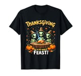 Thanksgiving Turkey Alien UFO UAP Out of This World Feast T-Shirt