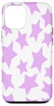 Coque pour iPhone 12/12 Pro Pink Stars, esthétique preppy, rétro années 70, Y2K, tendance, Teens