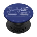 Back To The Future Time Machine Schematics PopSockets Swappable PopGrip