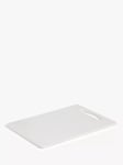 John Lewis ANYDAY Polypropylene Plastic Chopping Board, White