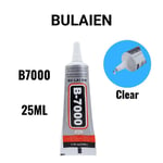 15ml 25ml 50ml 110ml B7000 Contact Clair Réparation De Téléphone Adhésif Universel Verre En Plastique Colle B-7000 Avec Applicateur De Précision - Type B7000 25ml 1pc