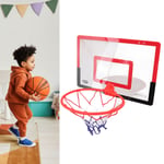 Mini Basketkorg Set Hålfri Montering Studsdesign Röd Svart Inomhus Förälder Barn Interaktion Basketboll Leksak