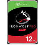 Seagate IronWolf Pro 12TB 7200RPM 256MB Cache 3.5 Inch SATA Hard Drive ST12000NT001