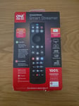 ONE FOR ALL UNIVERSAL SMART STREAMER REMOTE CONTROL 5 DEVICES - BLACK - URC7945