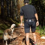 Non-stop Dogwear Trekking 2.0 Magebelte, svart (L)