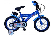 Vélo Pour Enfant Disney Stitch - Garçon - 14 Pouces - Bleu - Deux Freins À Main