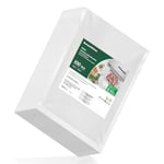 Bonsenkitchen Sacs Sous Vide Alimentaire 100 Sachets 15x25 cm pour Machine Sous Vide - Sacs à Faire le Vide d'air Gaufrés pour la Conservation des Aliments et la Cuisson & Boilable, VB3204