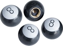 Ventilhattar 8-Ball - Svart