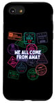 Coque pour iPhone SE (2020) / 7 / 8 We All Come From Away Tampons de voyage théâtre musical