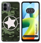 Housse En Silicone Pour Xiaomi Redmi A1 Design Camouflage 01 Dessins