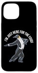 iPhone 15 Funny Penguin Tuxedo I'm Just Here for the Food Case