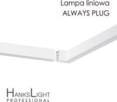 Ceiling Lamp Hankslight Led Lamp Hankslight, White, Linear, Alu, Suspension, Plug-Connection Option, 1200Mm, Down36w, 4000K