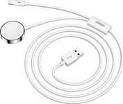 Joyroom Joyroom 2W1 Trådlös Qi-Laddare För Apple Watch / Usb - Lightning-Kabel 1,5 M Vit (S-Iw002s)