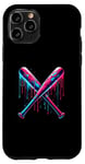 iPhone 11 Pro Cross Baseball Bat with SprinklesDrip Sports Player Softball Case