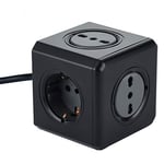 Electraline 62098 Bloc cube, noir