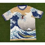 Japan Jersey Herr 22-23 Hem Special Edition Samurai Sakura Comic Fotbollströja 10 S