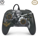 Manette Filaire Améliorée Pour Nintendo Switch, Modèle Switch Oled Et Nintendo Switch Lite, Accessoire De Jeu, Manette De Jeu, Manette Filaire, Sous Licence Officielle -Zelda: Battle-Ready Link