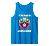 Average Sigma Male Meme Shirt Funny Sigma Shirt Monkey Tank Top