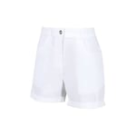 Regatta Womens Pemma Organic Cotton Shorts White,XL