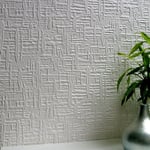 Wallpaper Textured Paintable  Vinyl Luxury Embossed Durable Edward Anaglypta