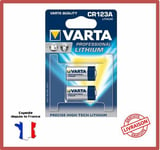 Piles CR123A 6205 Lithium 3V Varta Photo Batterie 6205 Blister 2