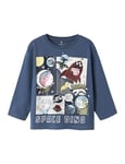 Name it mini Nmmdilip Peppa Ls Nreg Top Box Cplg, Bleu Chine, 98 Garçon