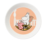 Moomin Arabia - Mummi Tallerken 19 cm Mummimamma Marmelade - Asjetter - Tove Jansson - Rød