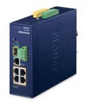 Planet IVR-300FP Industrial 4-Port 10/100/1000T 802.3at PoE + 1-Port 10/100/1000T + 1-Port 1000X SFP VPN Security Gateway