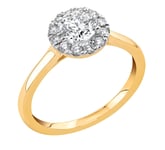 Midem Rome halo-diamantring 1,00ct MIGL24072-185