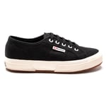 Superga Mens 2750 Trainers - Black material_cotton - Size UK 9.5