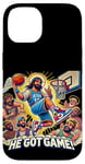 Coque pour iPhone 14 Ballin with the Messiah Rejoignez la communauté Jesus Basketball