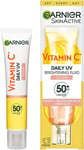 Garnier Vitamin C Daily UV Brightening Fluid Sheer Glow, SPF50 for All Skin Type