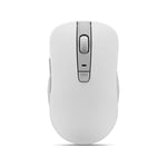 Lenovo Mouse Bluetooth silenzioso (WL300), pour ordinateur portable, Windows PC Desktop,blanc