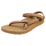 Teva Original Universal Slim Womens Walking Sandals in Tan - 3 UK