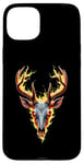 iPhone 15 Plus Hunting Hunting Deer Antlers Flaming Antlers for a Hunter Case