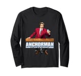 Anchorman Legend Of Ron Burgundy With Scotch Long Sleeve T-Shirt