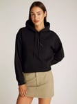 Calvin Klein Embroidered Hoodie, Black