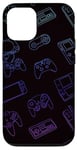 Coque pour iPhone 12/12 Pro Esthétique Jeux Vidéo Graphiques Adolescents