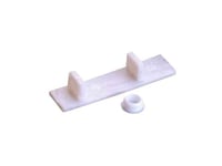 Domoletti Ceiling-Mount Curtain Rod Finishing Elem