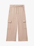 Benetton Kids' Fleece Wide Leg Trousers