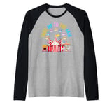 Take Me To State And County Fairs Pop Corn Ferris Wheel Raglan Baseball Tee