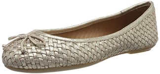 Geox Femme D Palmaria Ballet Flat, Doré, 42 EU