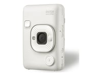 Fujifilm Instax Mini Liplay - Digitalkamera - Kompakt Med Øyeblikkelig Bildeskriver - Bluetooth - Misty White