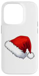 Coque pour iPhone 14 Pro Chapeau Père Noël Père Noël Dessin animé