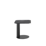 Arflex - Goya Small Table 50 x 50 cm - Marble Marquinia - Småbord & sidebord - Svart - Metall/Stein