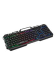 IronStorm Keyboard BE - Tastatur - Belgisk - Sort