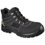 2024 Skechers Mens Trophus Letic Steel Toe Cap Safety Boots Leather Memory Foam