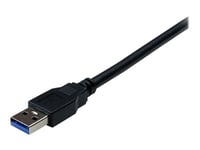 StarTech.com Câble d'extension USB 3.0 A vers A de 1,8 m - Rallonge USB A SuperSpeed en noir - M/F - Rallonge de câble USB - USB type A (M) pour USB type A (F) - USB 3.0 - 1.8 m - noir - pour...