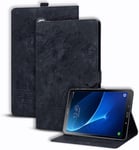 Coque Samsung Galaxy Tab A6 2016 10.1,Pu Cuir Cover Tablette Housse De Protection Samsung Tab A 10.1 2016,Porte-Crayons Portefeuille Tablet Étui Pour Galaxy Tab A6 Sm-T580/Sm-T585,Noir.[F1491]